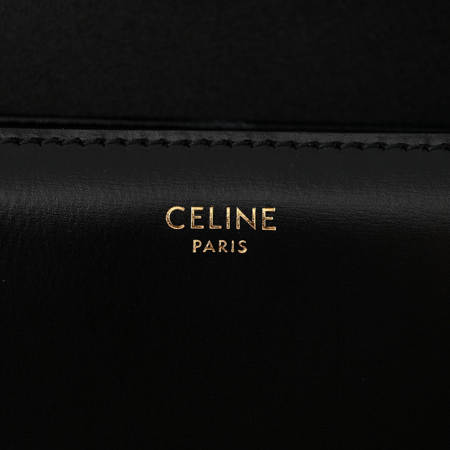 Shiny Calfskin Teen Triomphe Black
