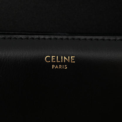Celine Shiny Calfskin Teen Triomphe Black 6 of 11