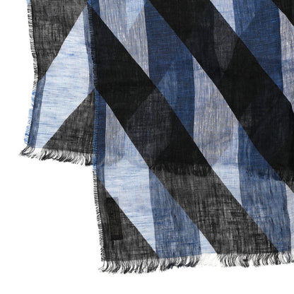 Burberry Linen Check Lightweight Scarf Multicolor 4 of 4