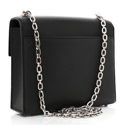 Hermes Chevre Mysore Mini Verrou Chaine Bag Black 3 of 11
