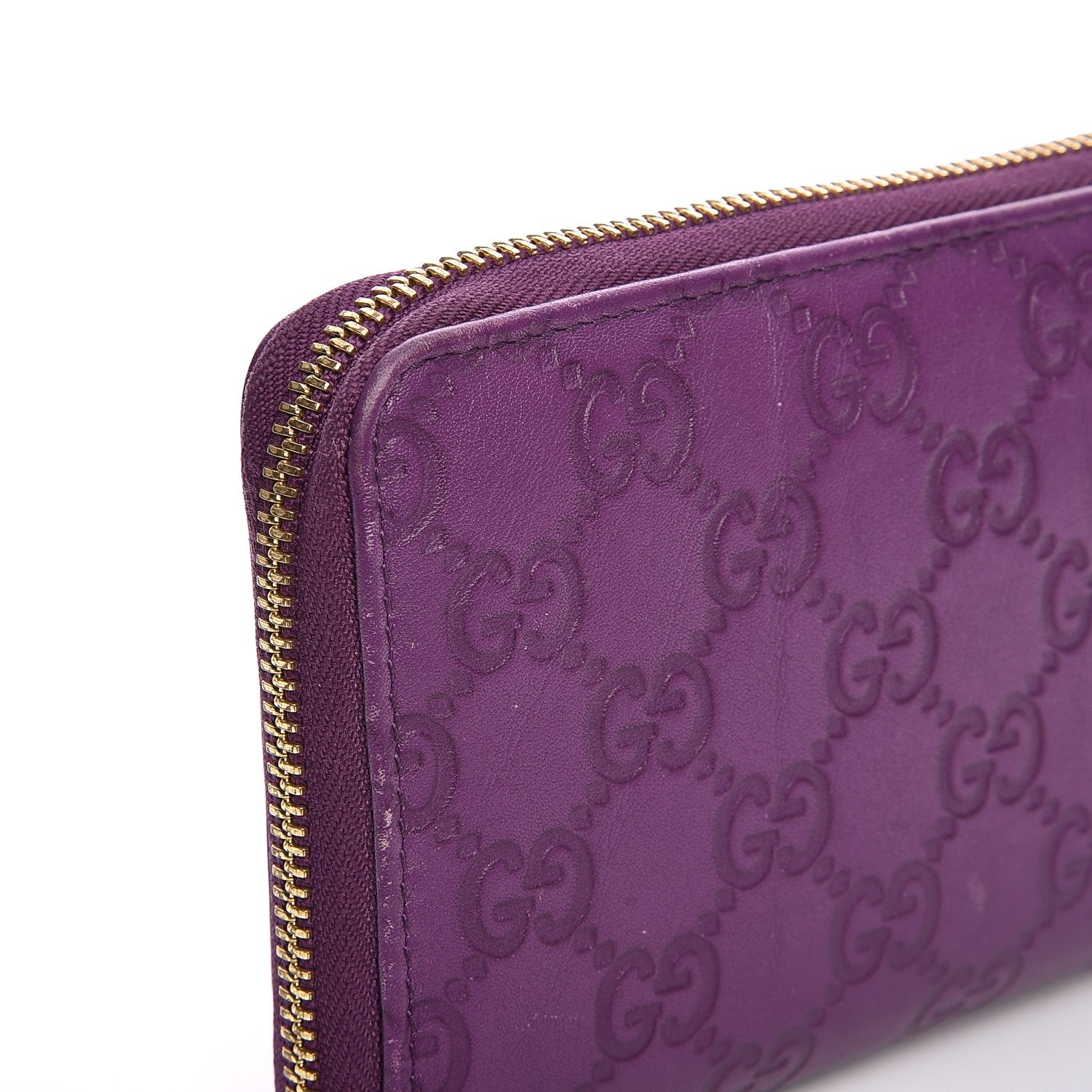 Gucci Guccissima Donna Long Wallet Purple 7 of 10