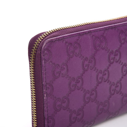 Gucci Guccissima Donna Long Wallet Purple 7 of 10