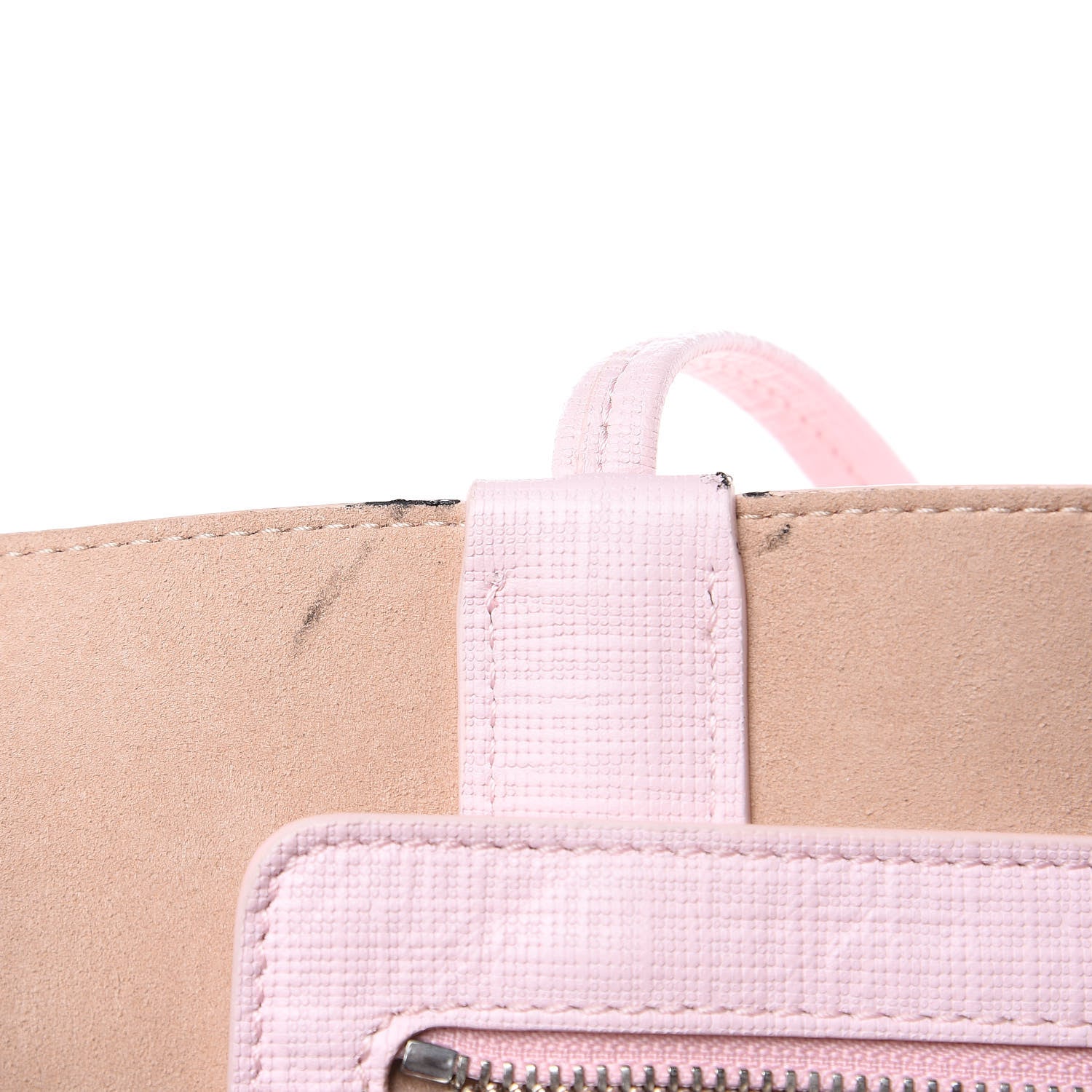 Alexander McQueen Saffiano Shopper Tote Baby Pink 15 of 16