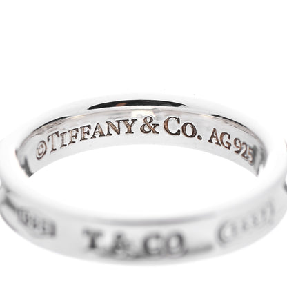 Tiffany Sterling Silver Narrow 1837 Band Ring 53 6.25 4 of 5