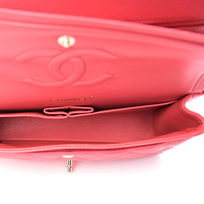 Chanel Caviar Quilted Medium Double Flap Dark Pink 5 of 10