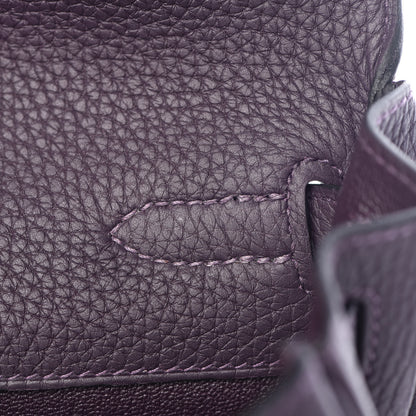 Hermes Togo Kelly Ado Backpack Raisin 12 of 34