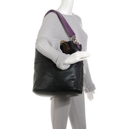 Givenchy Lambskin Tri-Color North South Nightingale Black Gold Purple 2 of 7