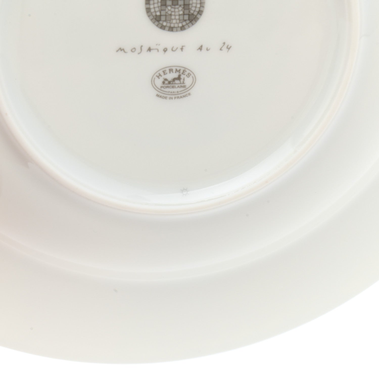 Hermes Porcelain Mosaique Au 24 Platine Soup Bowl Set of 2 5 of 6