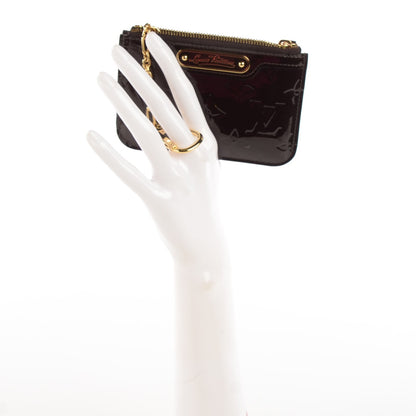 Louis Vuitton Vernis Key Pouch Amarante 2 of 7