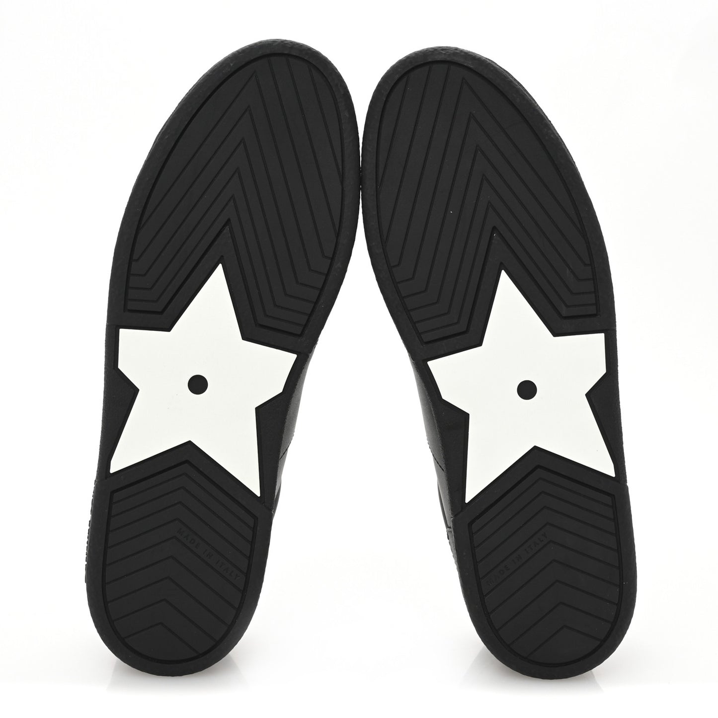 Calfskin Suede Logo Sneakers 37 Black