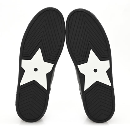 Christian Dior Calfskin Suede Logo Sneakers 37 Black 6 of 9