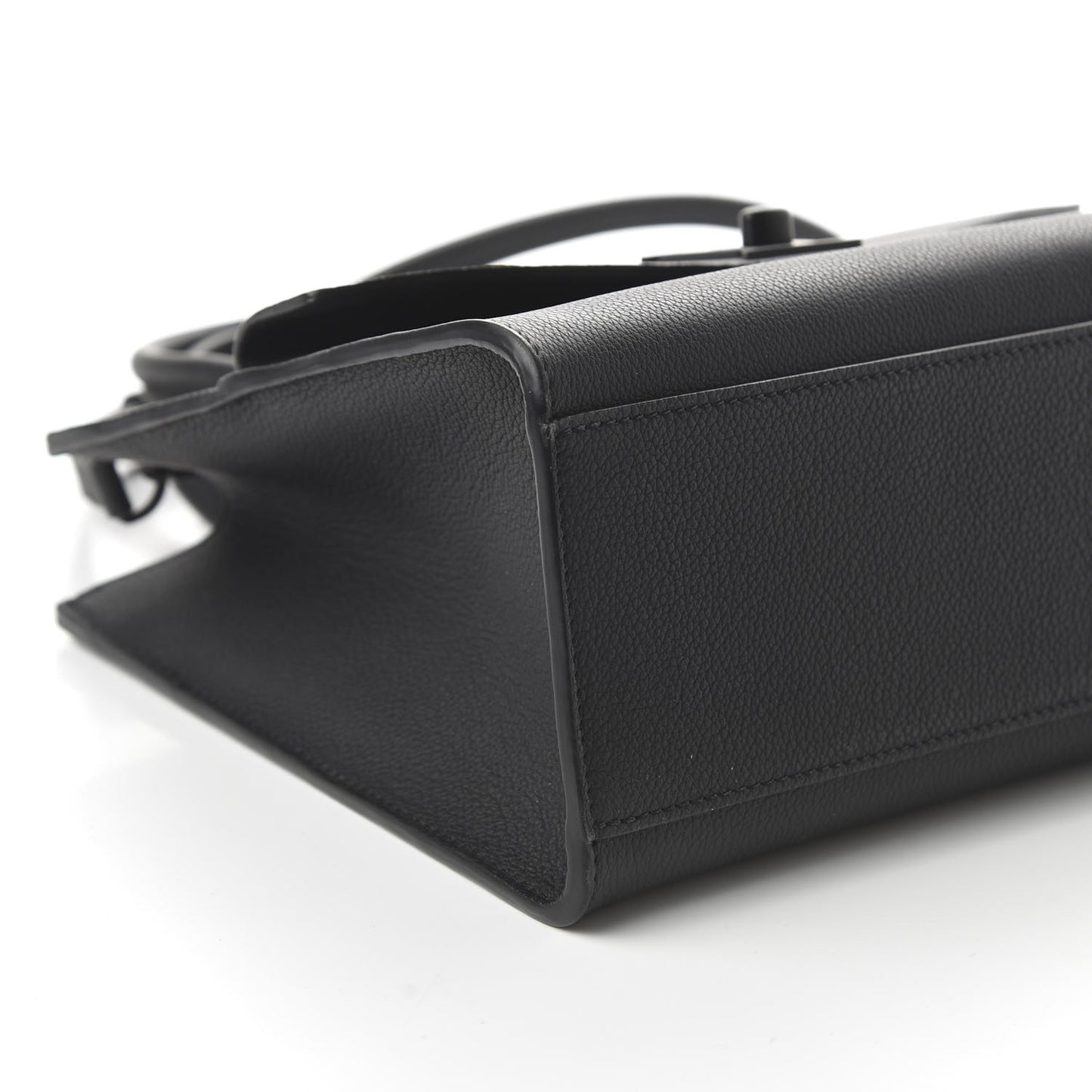 Soft Calfskin Lockme Tote PM Black
