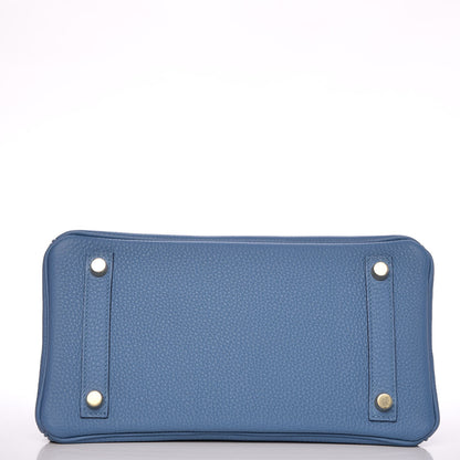 Hermes Togo Birkin 25 Azur 5 of 33