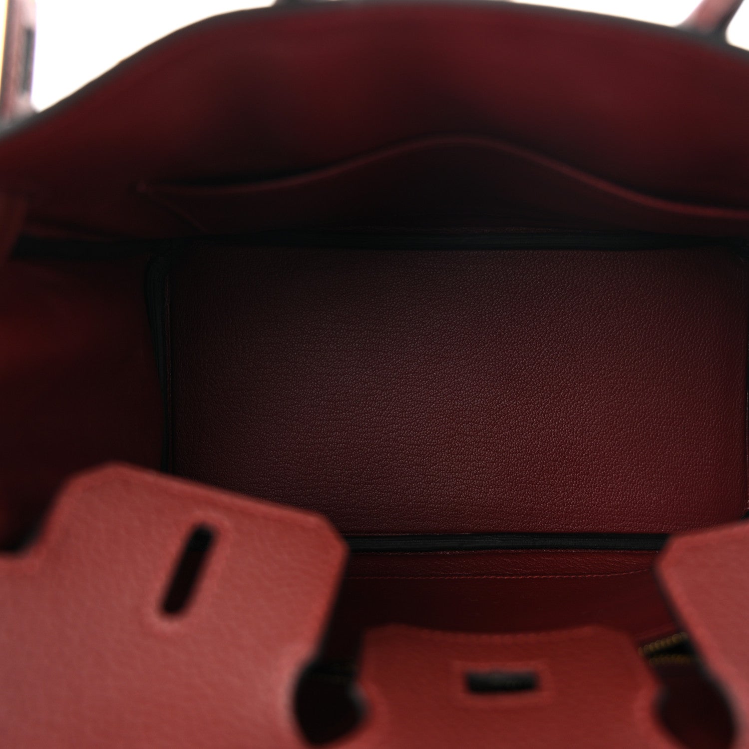 Hermes Togo Birkin 25 Rouge H 5 of 10