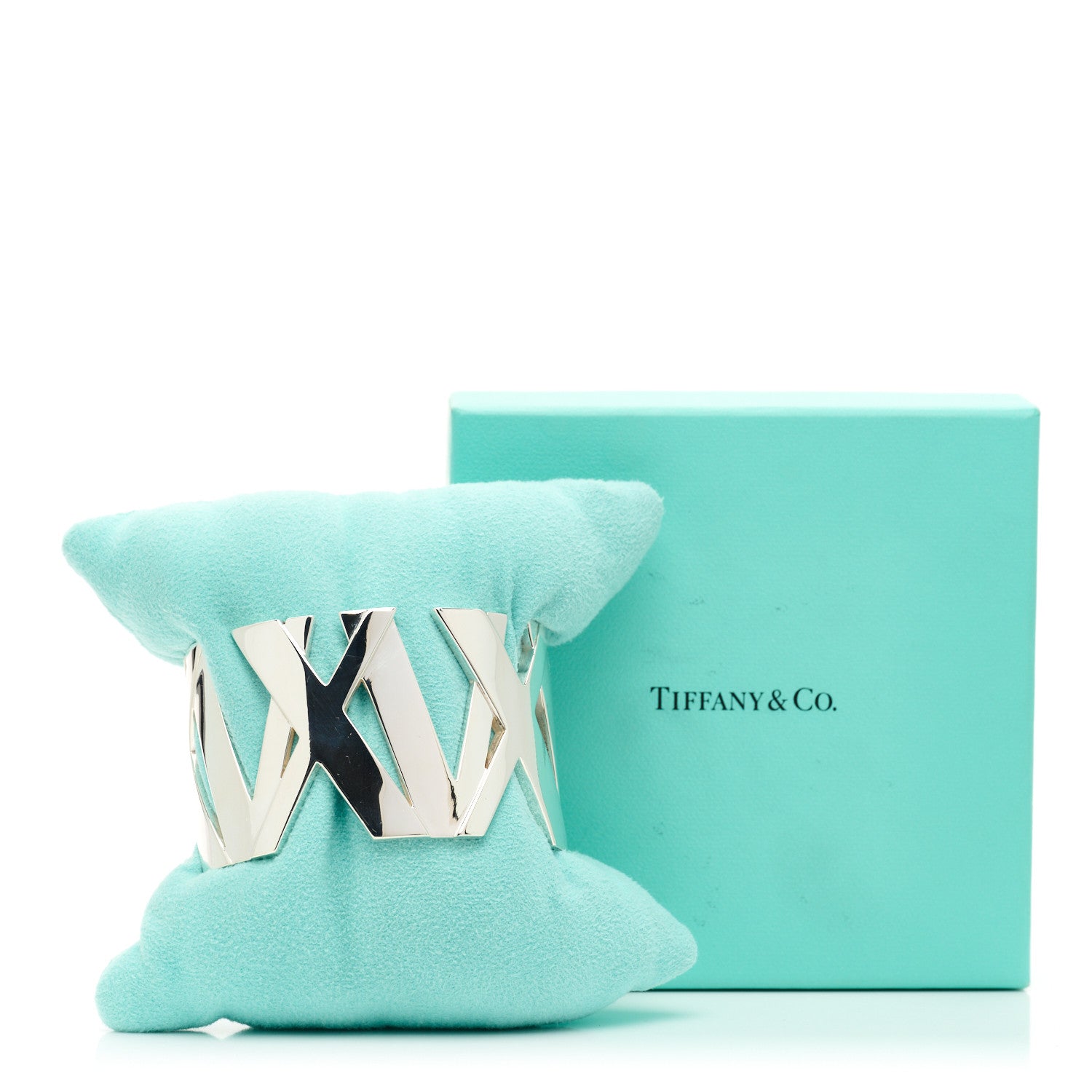Tiffany Sterling Silver Wide Atlas Cuff Bracelet 4 of 4