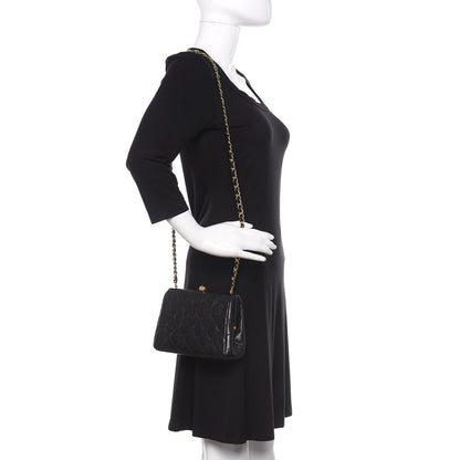 Chanel Caviar Quilted Frame Evening Bag Black 2 of 13