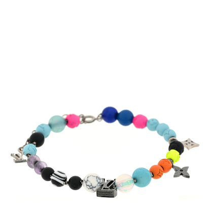 Louis Vuitton Metal Resin Opal LV Beads Bracelet Multicolor 1 of 6