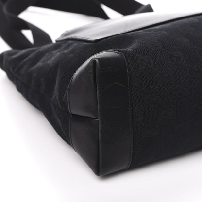 Gucci Nylon Calfskin Large Tote Black 8 of 12