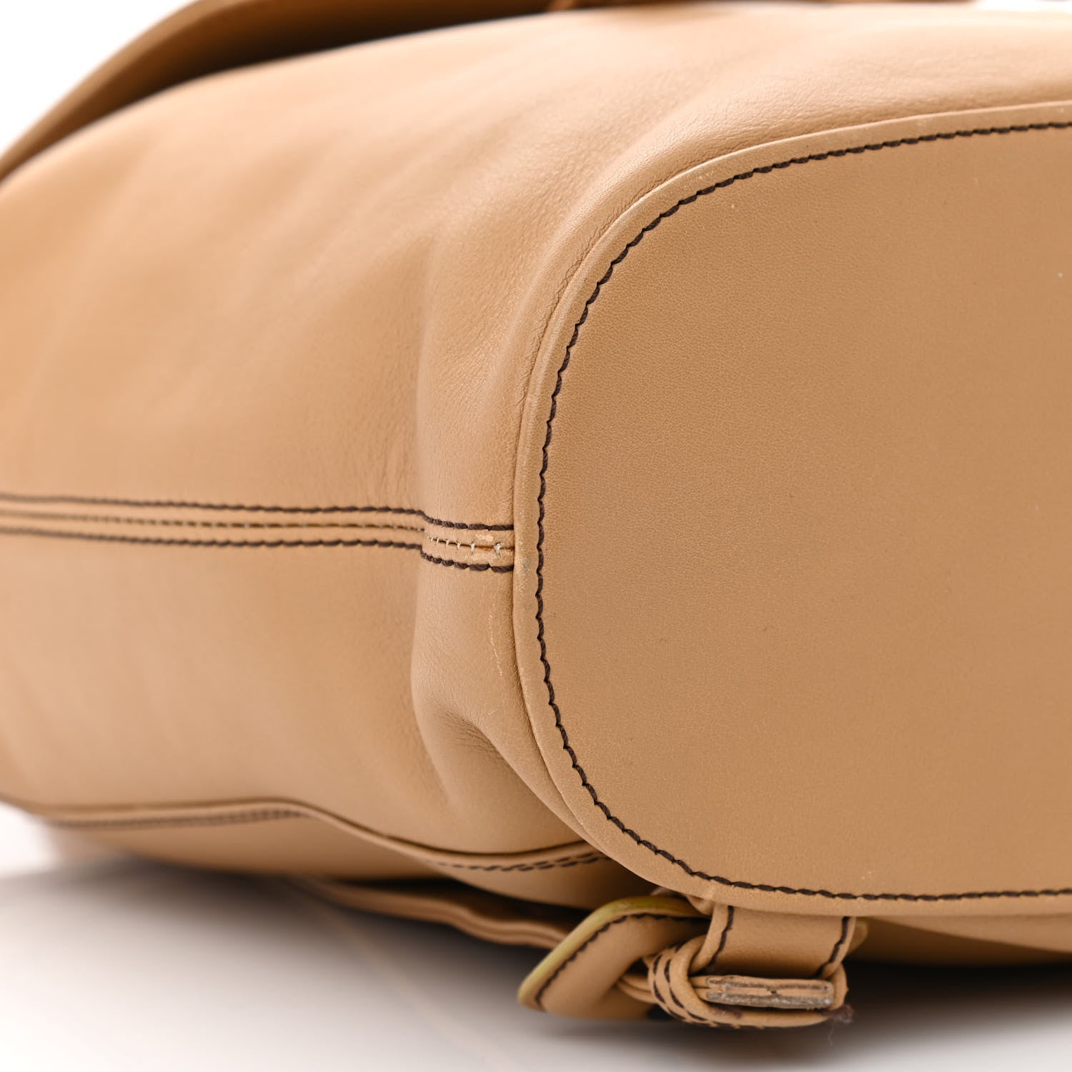 Chanel Lambskin CC Drawstring Backpack Beige 9 of 12