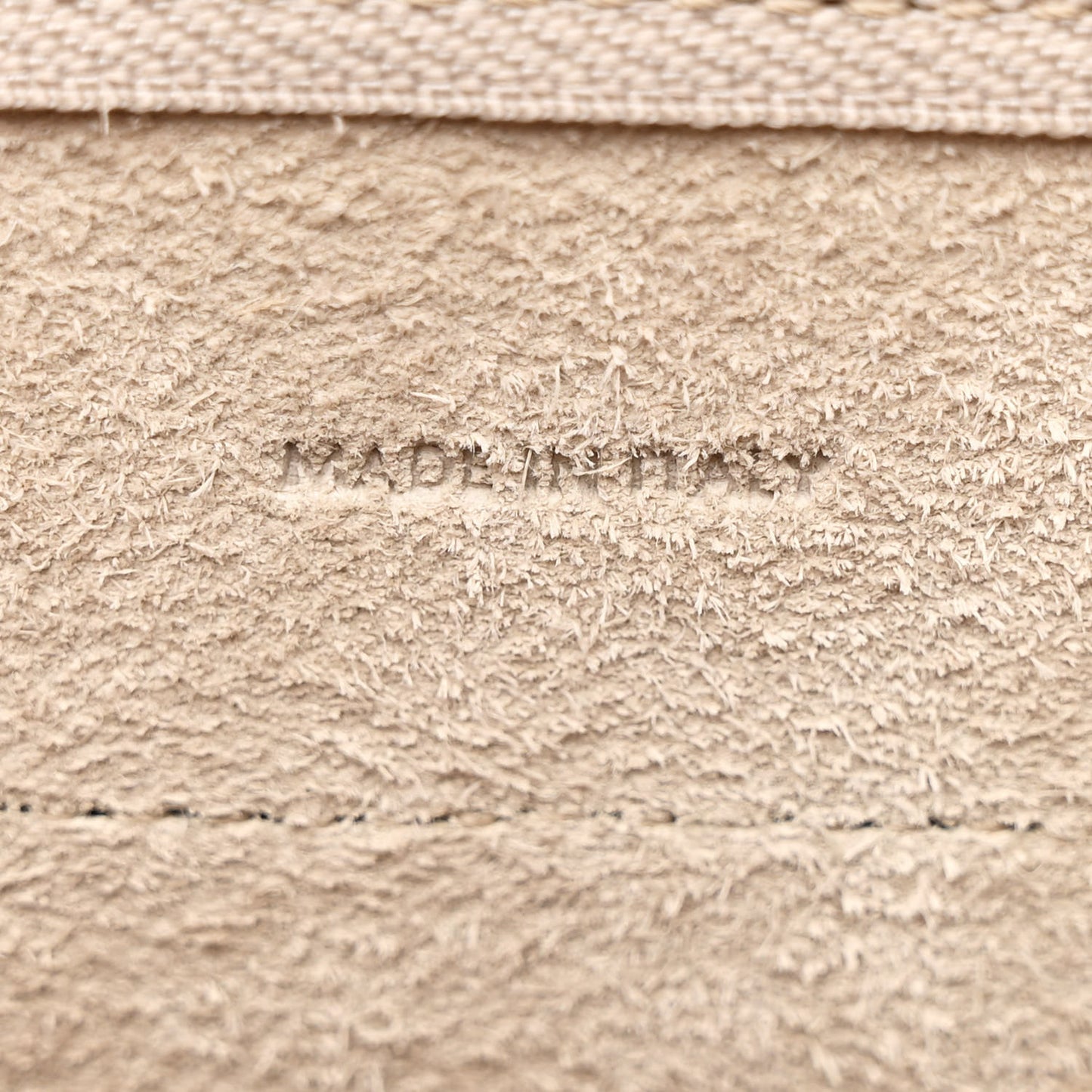 Grained Calfskin Nano Belt Bag Light Taupe