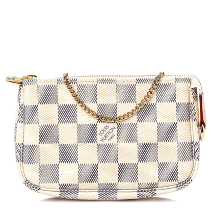 Louis Vuitton Damier Azur Mini Pochette Accessories 1 of 9