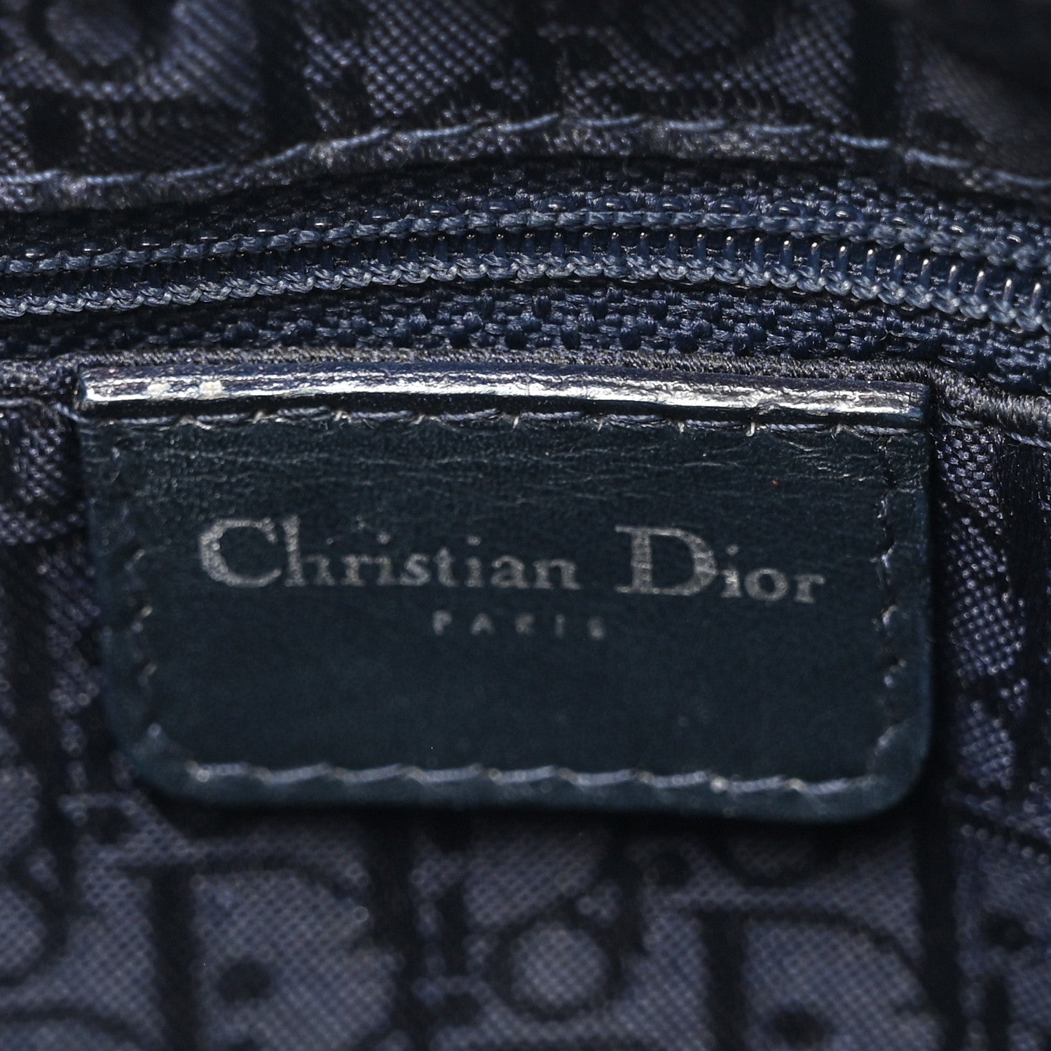 Christian Dior Denim Cannage Medium Lady Dior Blue 6 of 12