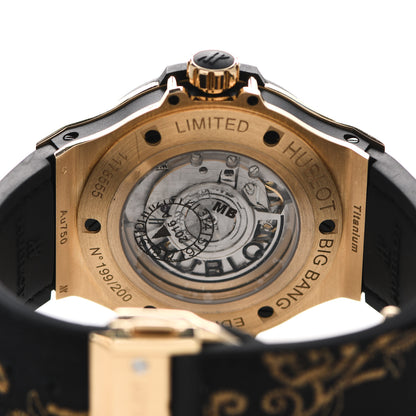 Hublot 18K Yellow Gold Diamond Pave 41mm Big Bang "Broderie" Limited Edition Automatic Watch 343.VX.6580.NR.0804 4 of 4