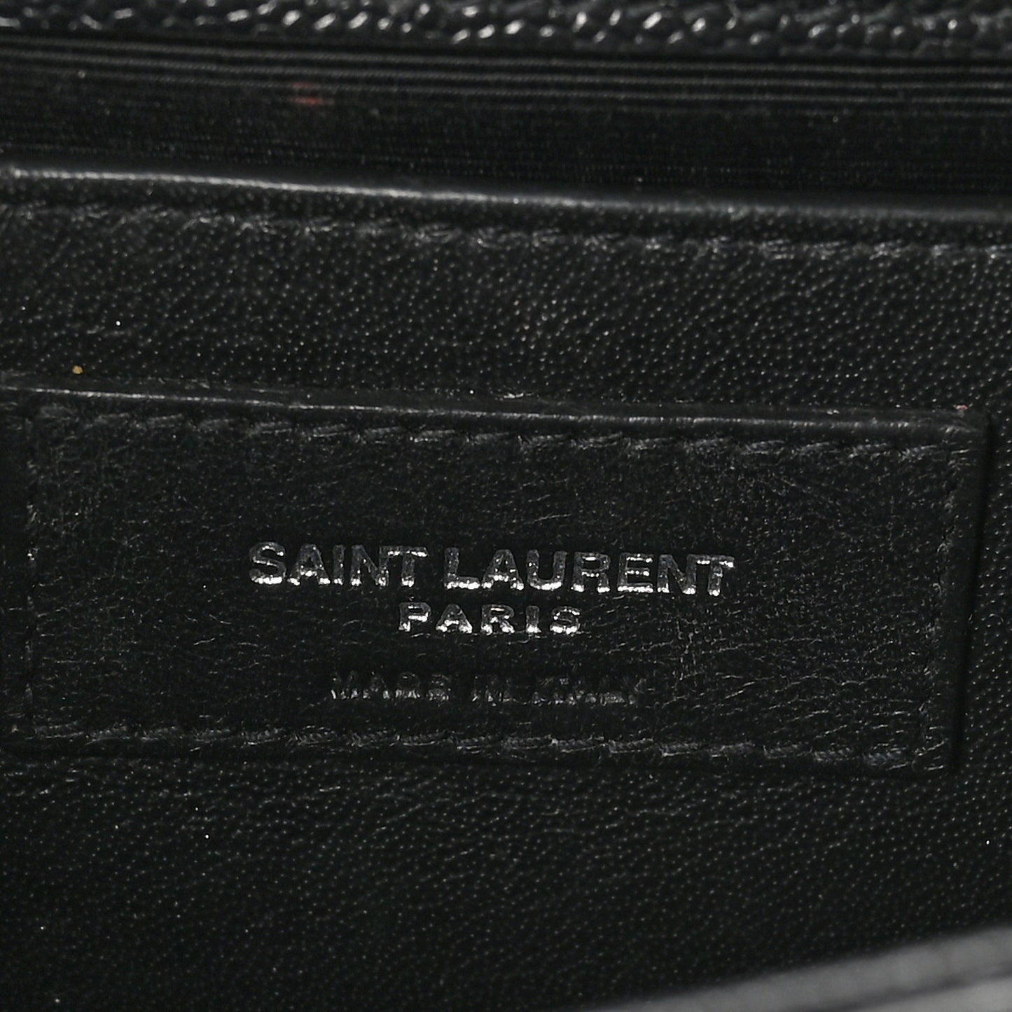 Grain De Poudre Small Classic Monogram Kate Tassel Satchel Black
