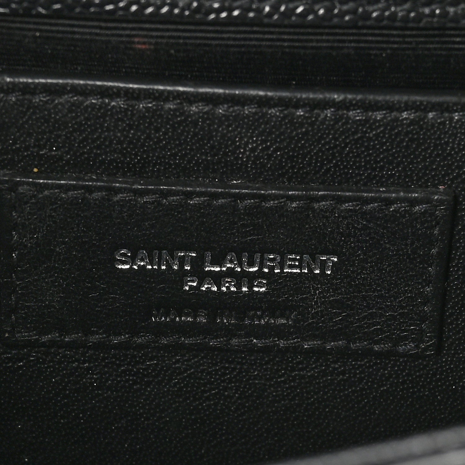 Saint Laurent Grain De Poudre Small Classic Monogram Kate Tassel Satchel Black 7 of 11