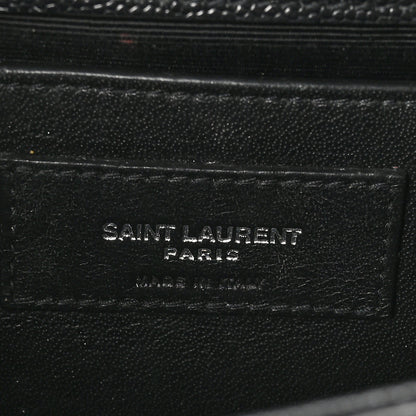 Saint Laurent Grain De Poudre Small Classic Monogram Kate Tassel Satchel Black 7 of 11