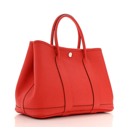 Hermes Vache Country Garden Party TPM 30 Rouge Tomate 3 of 13
