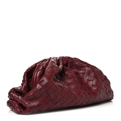 Bottega Veneta Nappa Maxi Intrecciato The Pouch Oversized Clutch Bordeaux 3 of 11