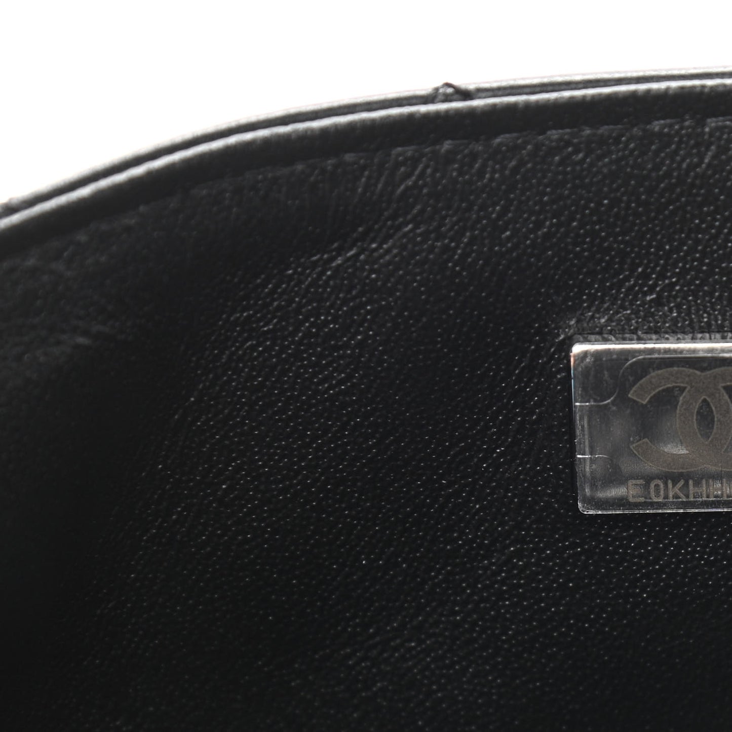 Lambskin Quilted Mini Rectangular Flap So Black