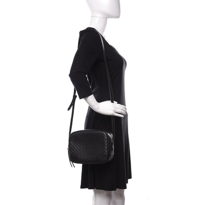 Gucci Microguccissima Mini Bree Messenger Bag Black 2 of 10