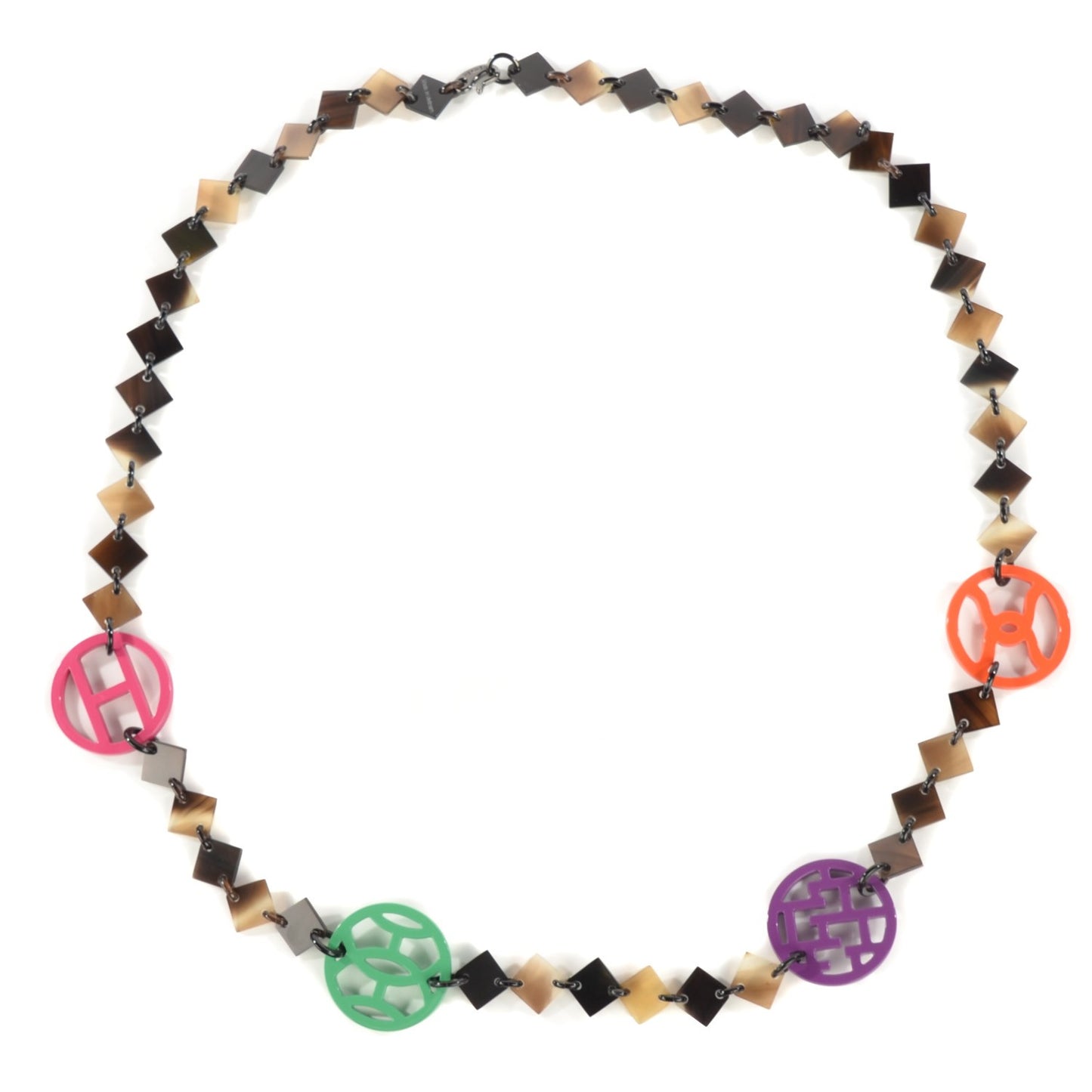 Buffalo Horn Lacquer Deva Necklace
