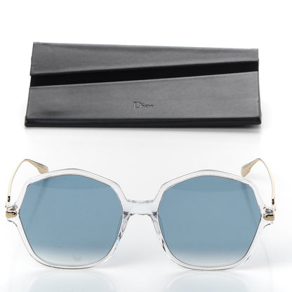Christian Dior Acetate Metal Diorlink 2 Sunglasses Blue Gold 7 of 7
