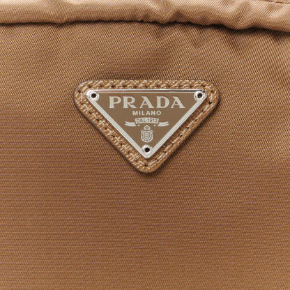 Prada Tessuto Nylon Cosmetic Pouch Cacao 8 of 8