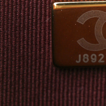 Chanel Caviar Quilted Large Top Handle Flap Burgundy 7 of 10