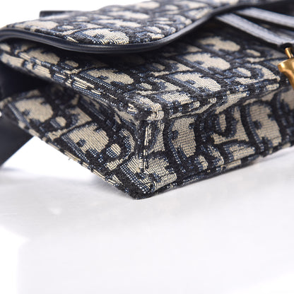 Christian Dior Oblique Saddle Belt Bag Blue 5 of 10