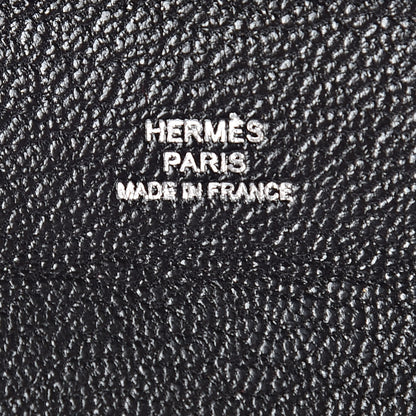 Hermes Chevre Mysore Bastia Coin Purse Black 6 of 8