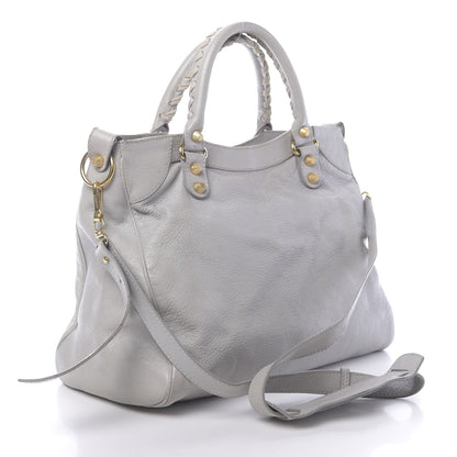 Balenciaga Chevre Giant 12 Gold Hardware Hamilton Velo Gris Ciment 3 of 33