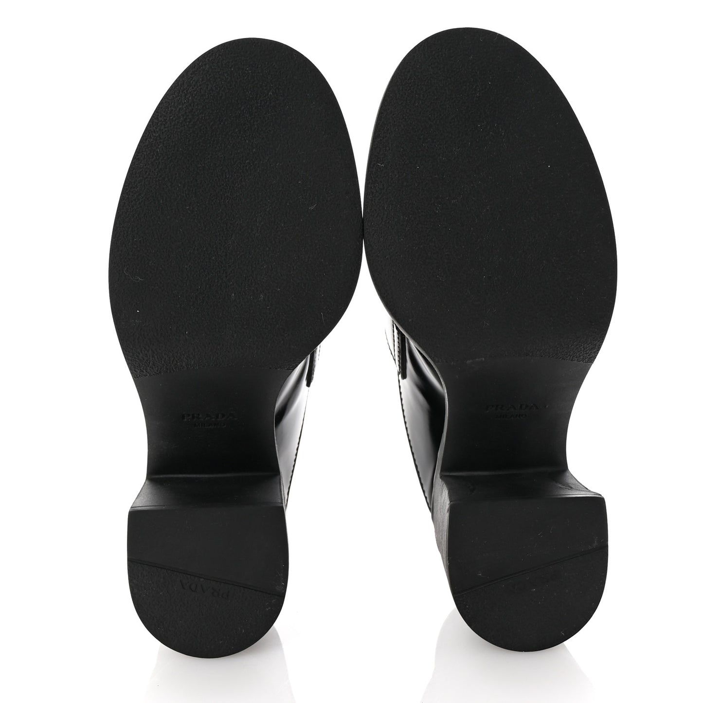 Spazzolato Metal Triangle Logo Platform Loafer Mules 37.5 Black