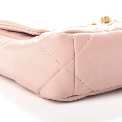 Chanel Goatskin Quilted Medium 19 Flap Light Pink 9 of 9