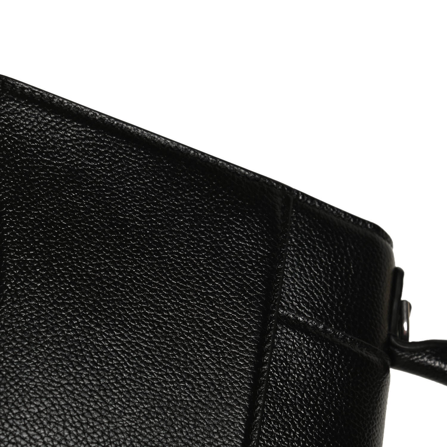 Balenciaga Grained Calfskin Small Hourglass Top Handle Bag Black 15 of 16