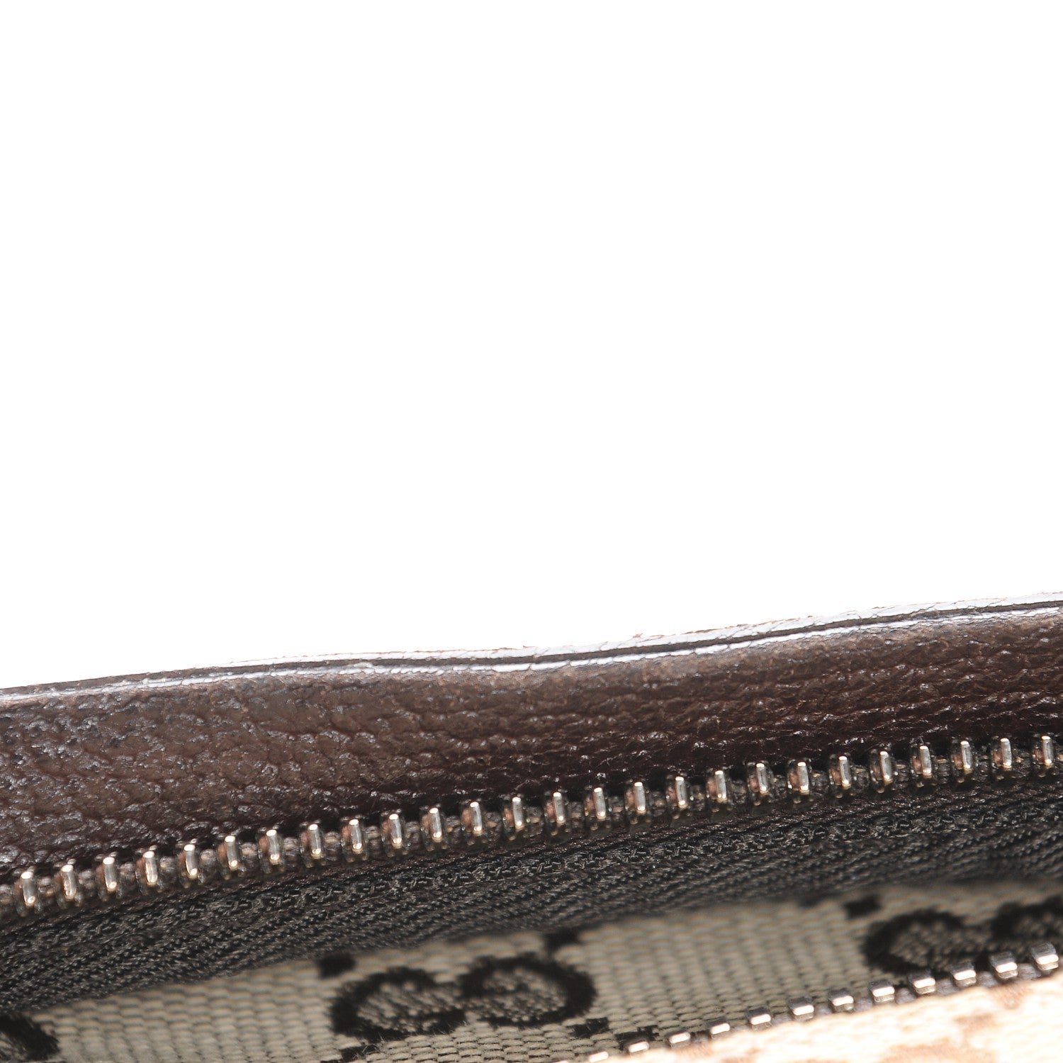 Gucci GG Monogram Double Pocket Belt Bag Dark Brown 8 of 10