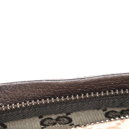Gucci GG Monogram Double Pocket Belt Bag Dark Brown 8 of 10