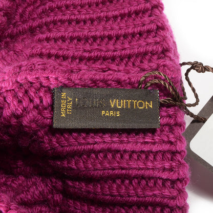 Louis Vuitton Wool Knit Constance Beanie Hat Fuchsia 4 of 5