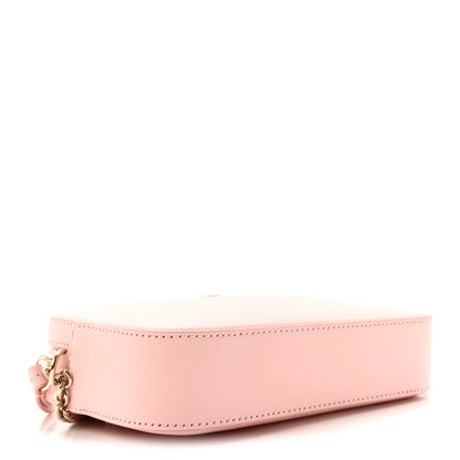 Gucci Dollar Calfskin Enamel Super Mini GG Marmont Chain Shoulder Bag Light Pink Blue 4 of 10