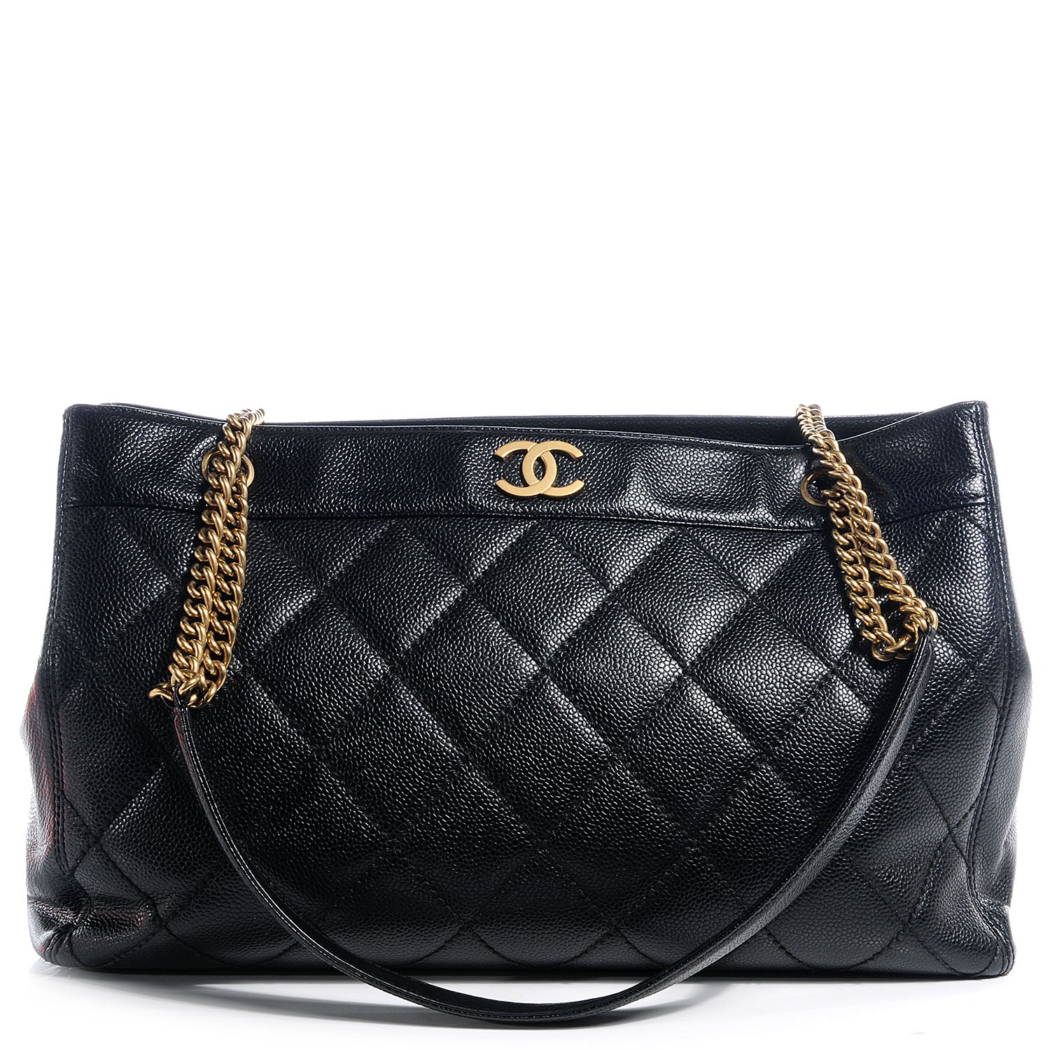 Chanel Caviar Quilted Shopping Tote Black 1 of 7