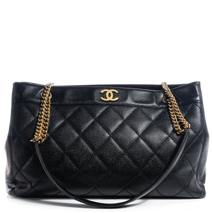 Chanel Caviar Quilted Shopping Tote Black 1 of 7